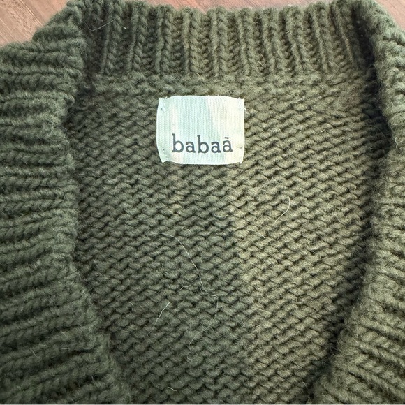 Babaa 75 wool sweater in Alga - Picture 7 of 14